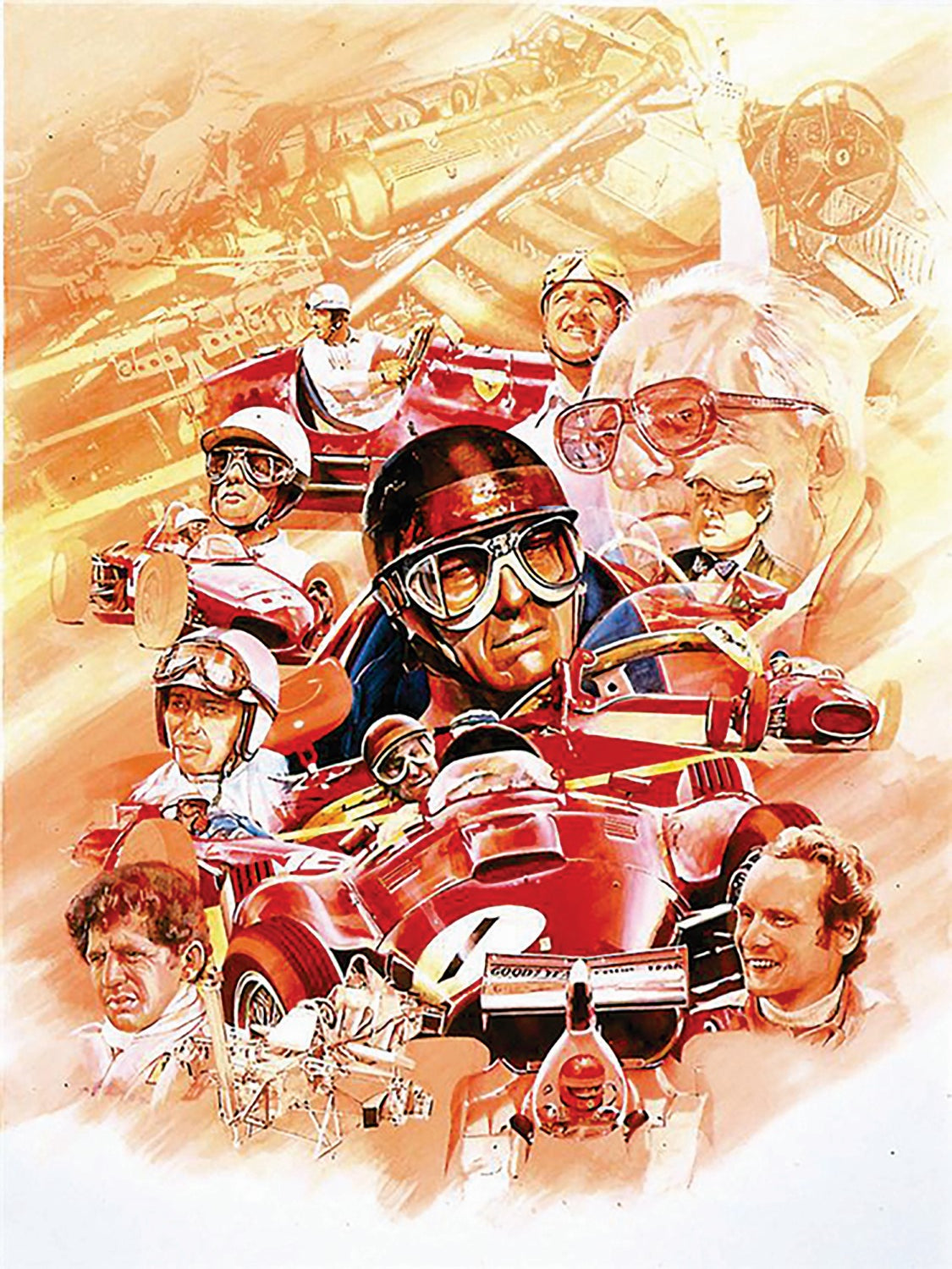 Ferrari Legends Foamex Print