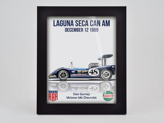Laguna Seca Can Am Framed Print