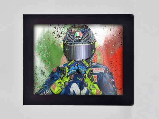 Rossi The Doctor Framed Print