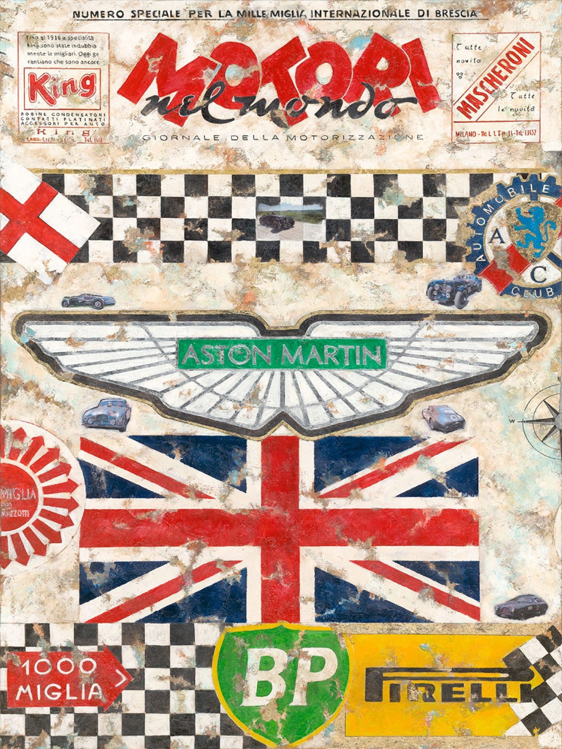 Aston Martin Poster Canvas Print