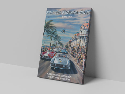 Tour De France 1959 Canvas Print