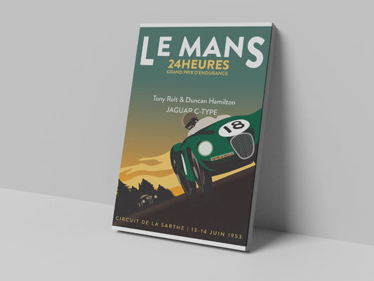 Hugo 24Mans Canvas Print