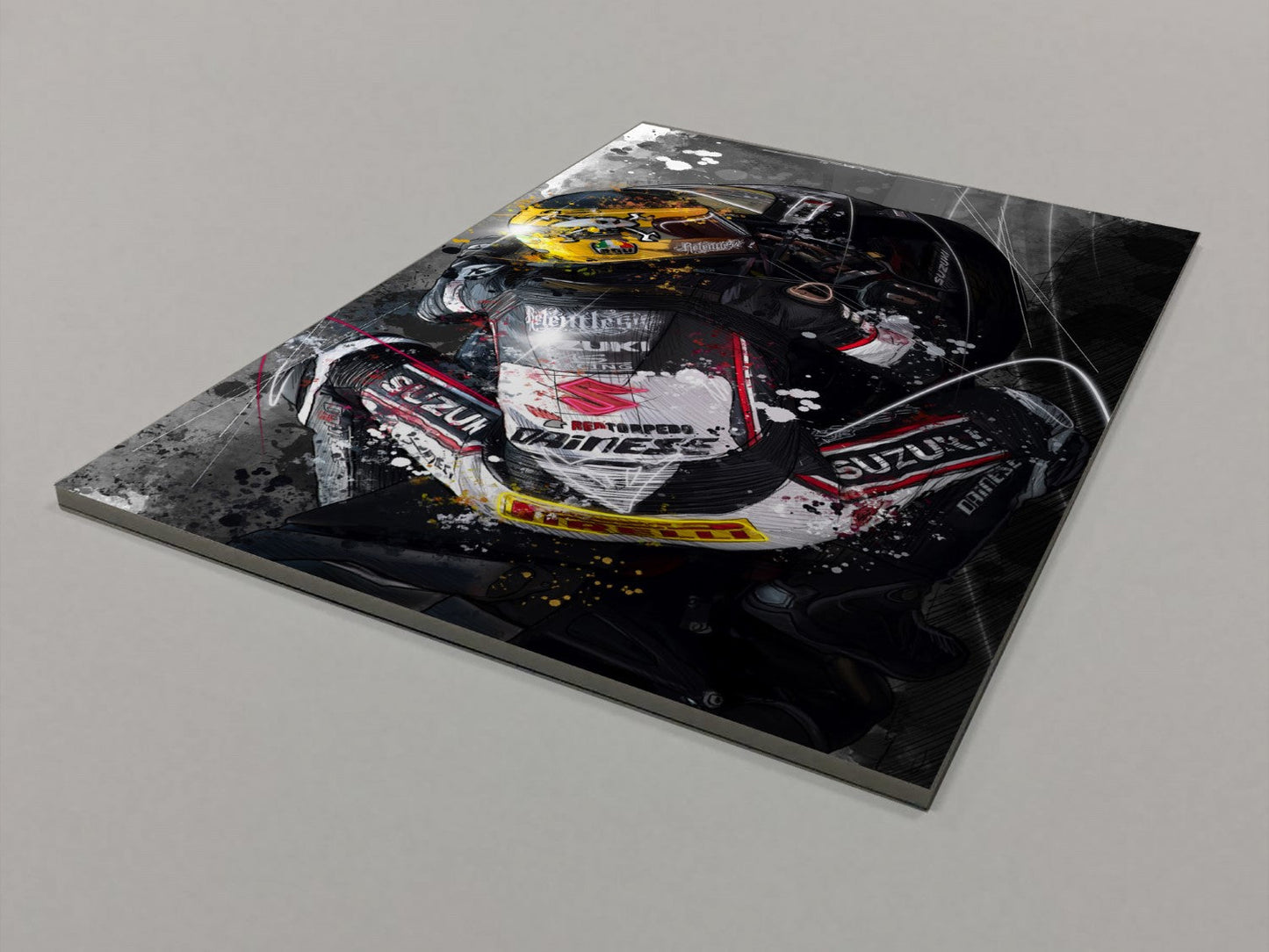 Guy Martin Foamex Print
