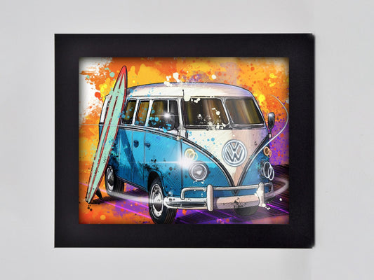 Classic Camper Framed Print