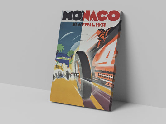 Monaco 1931. Canvas Print