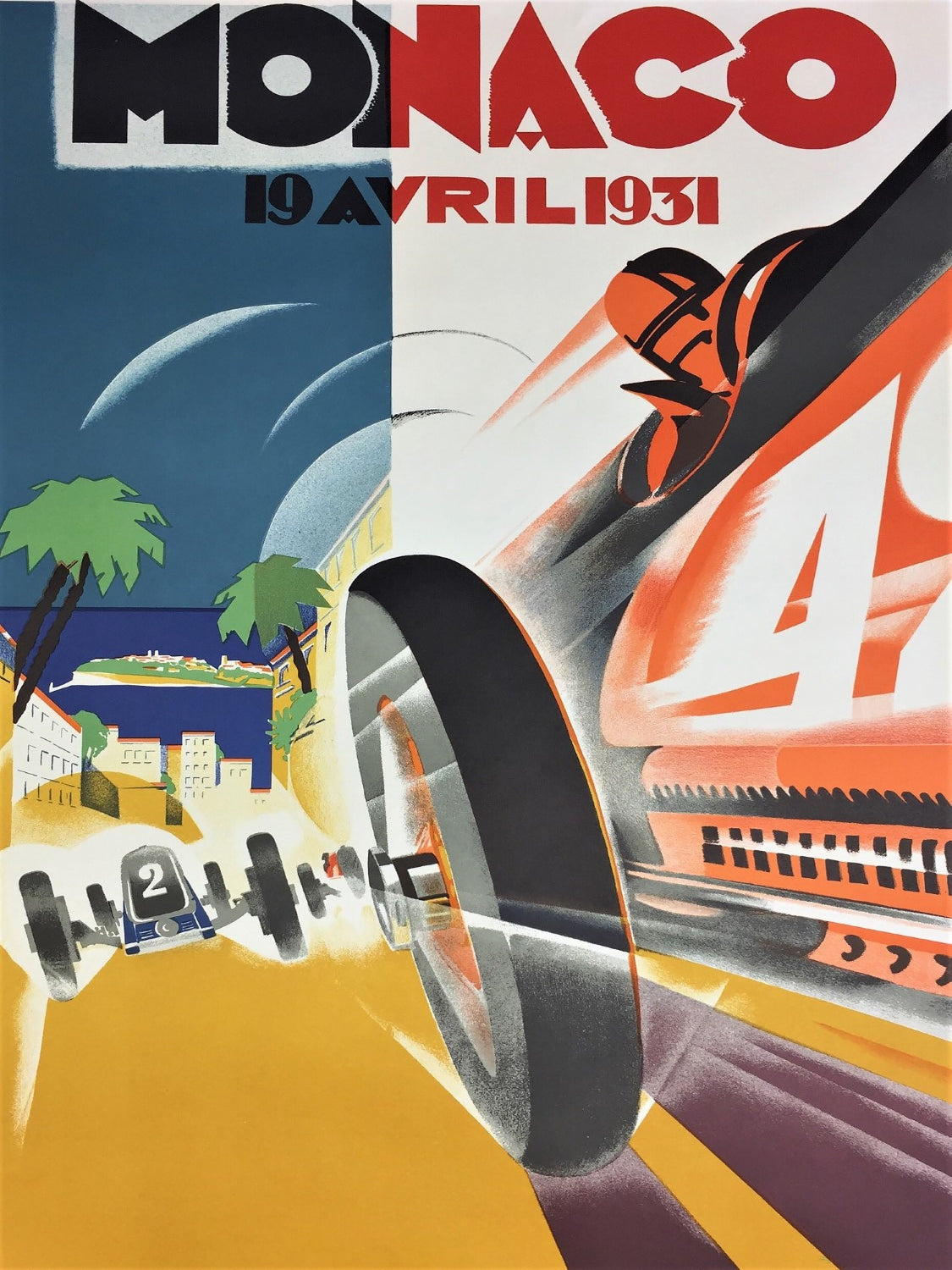 Monaco 1931. Canvas Print