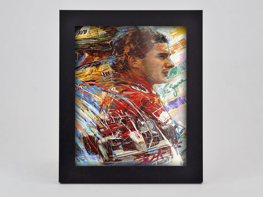 Senna the Goat Framed Print