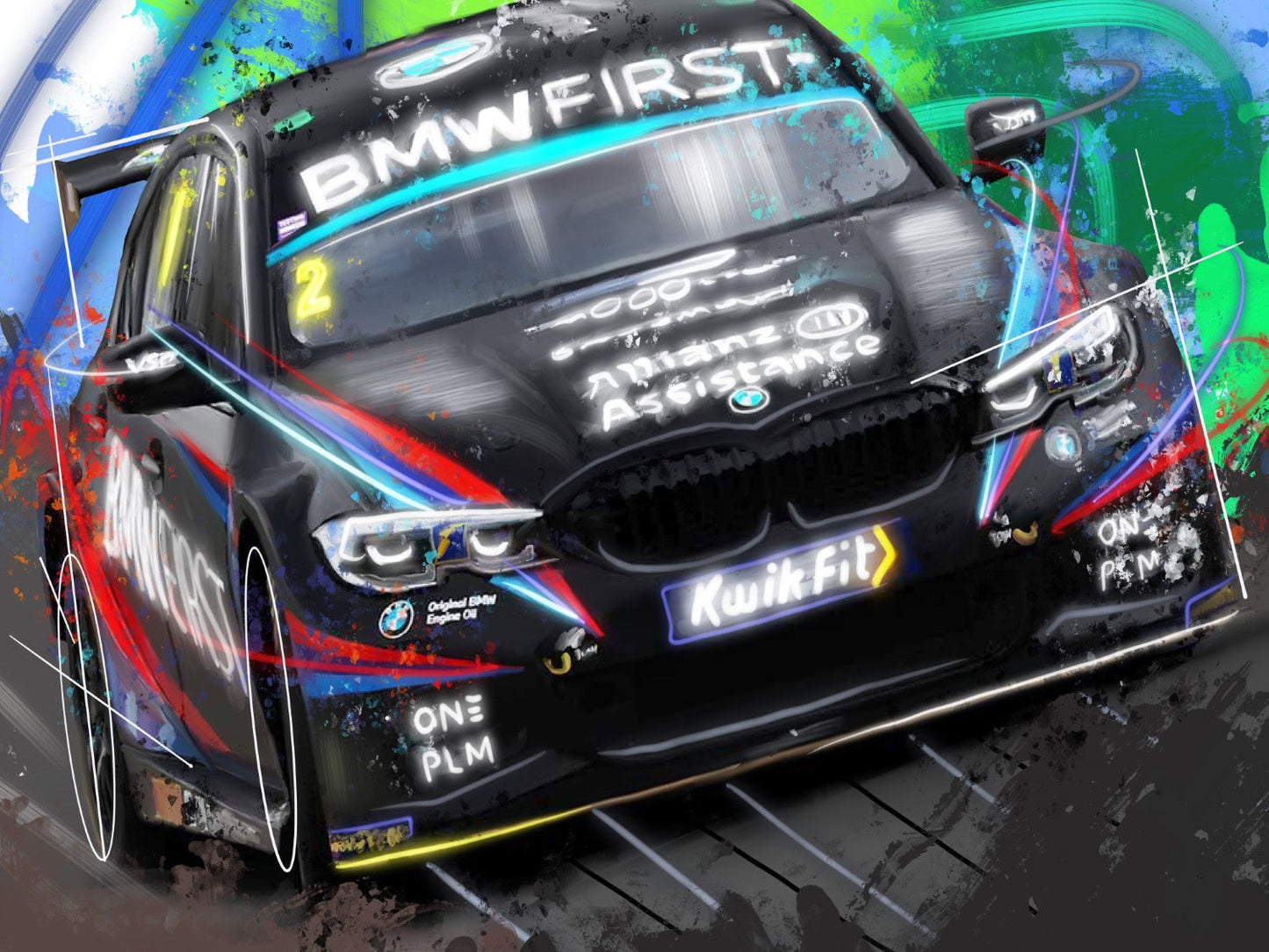 BMW Framed Print