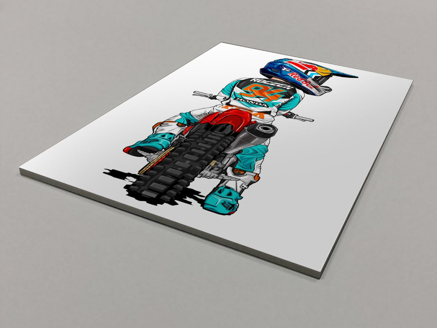 Roczen Cartoon Foamex Print