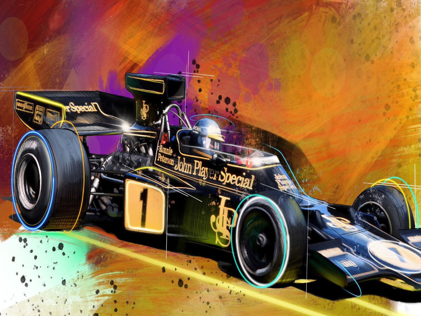 JPS In Colour Canvas Print