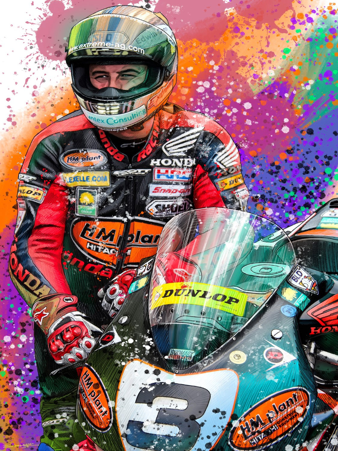 John Mcguinness 03 Canvas Print