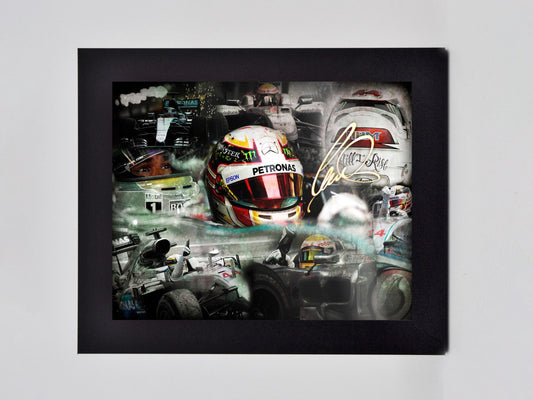 LewisHamilton Framed Print