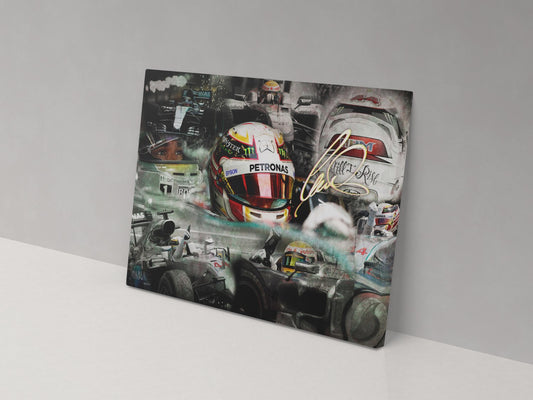 LewisHamilton Canvas Print