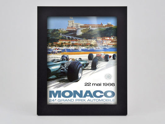 monaco 1966 Poster Framed Print