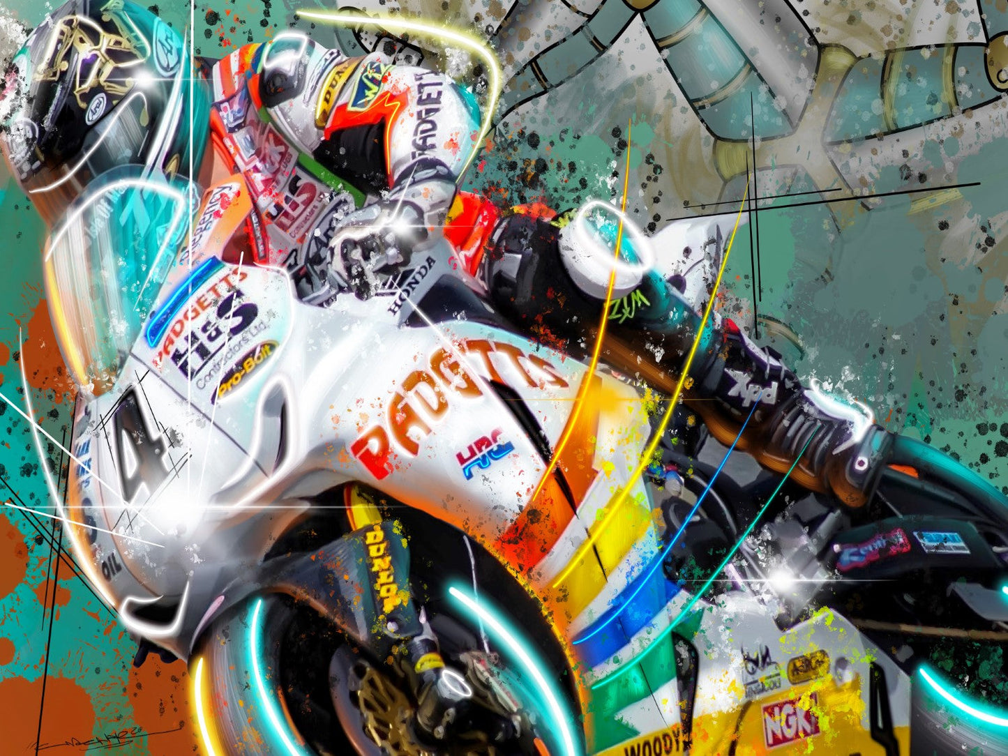 Micheal Dunlop 4 Canvas Print