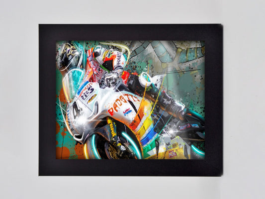 Micheal Dunlop 4 Framed Print