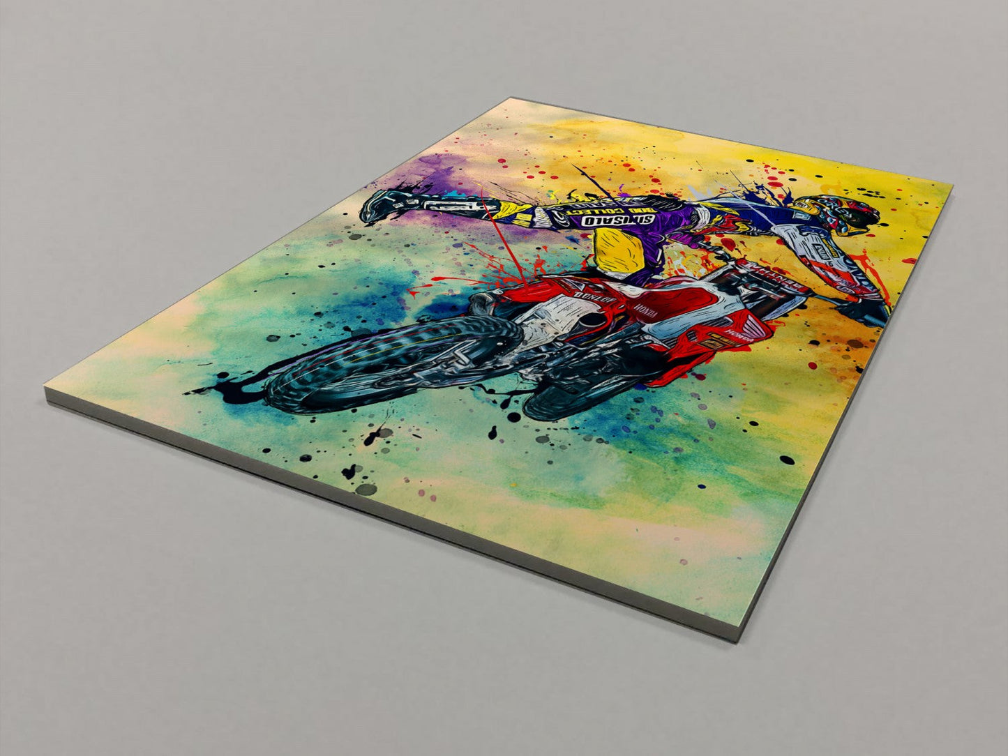 Jeremy Mcgrath Leg off Foamex Print