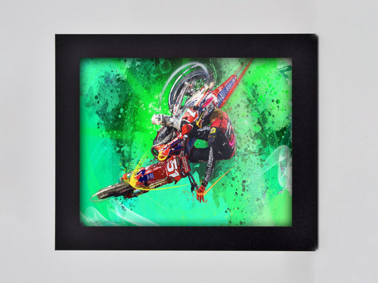 Justin Barcia MidAir Framed Print
