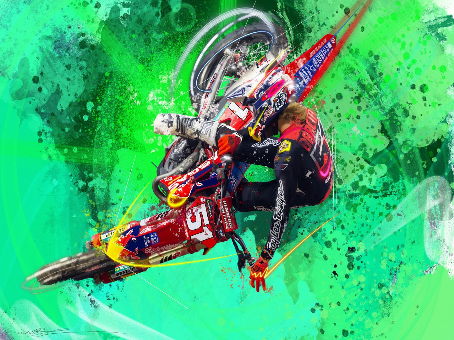 Justin Barcia MidAir Canvas Print