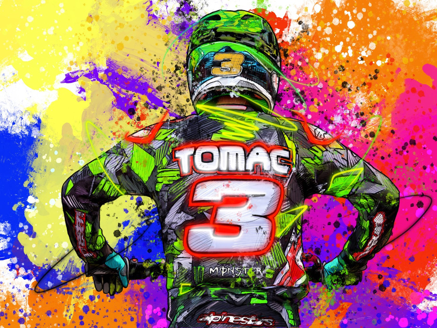 Tomac Canvas Print
