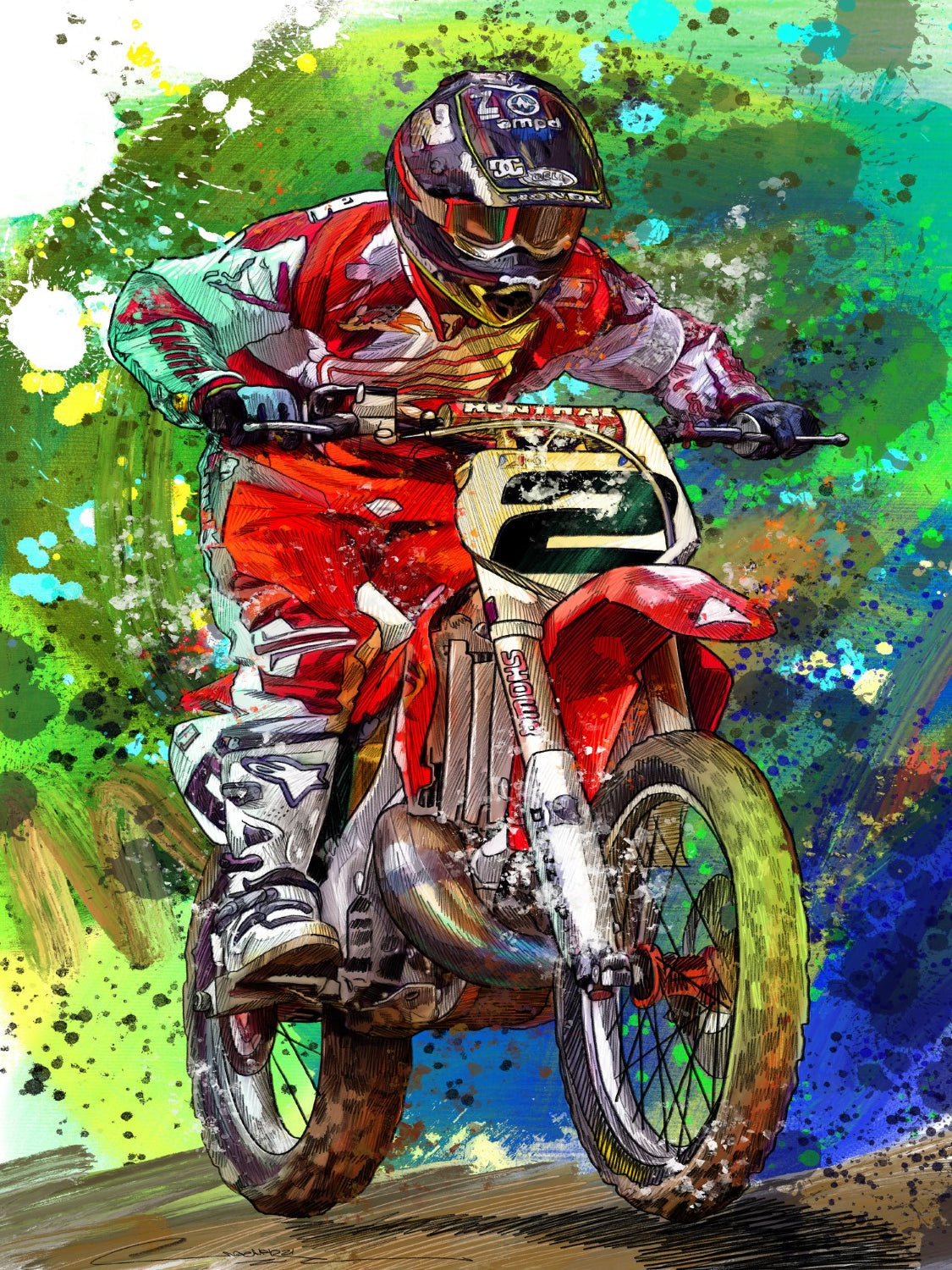 Jeremy Mcgrath Foamex Print