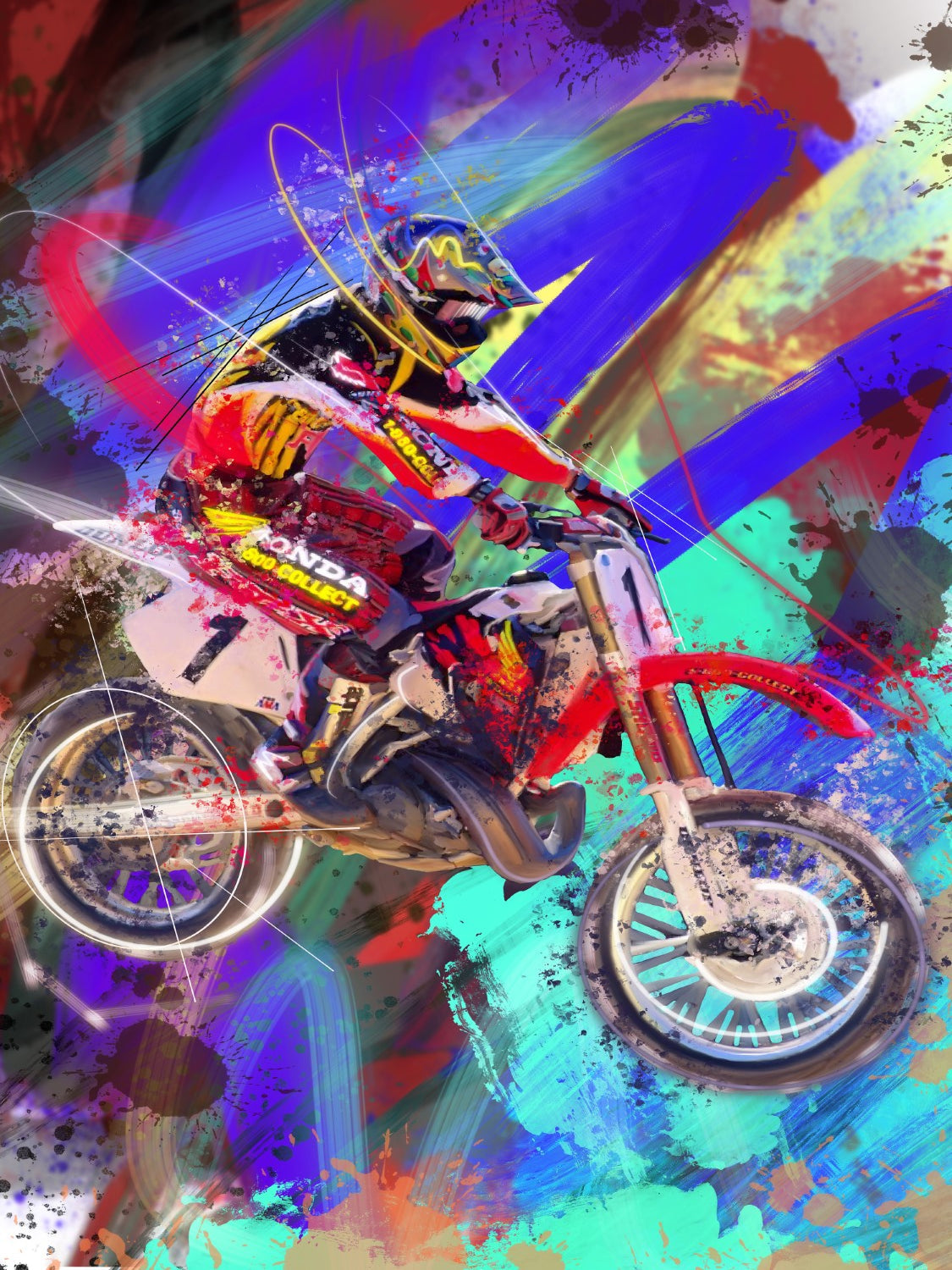 Carmichael Foamex Print