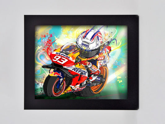 Marquez 93 Framed Print