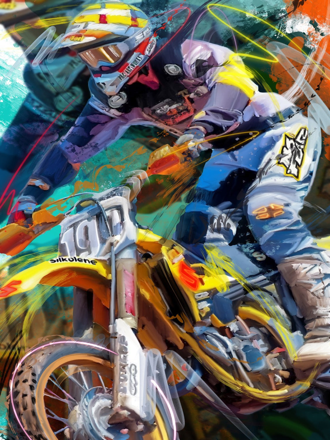 Travis Pastrana Canvas Print