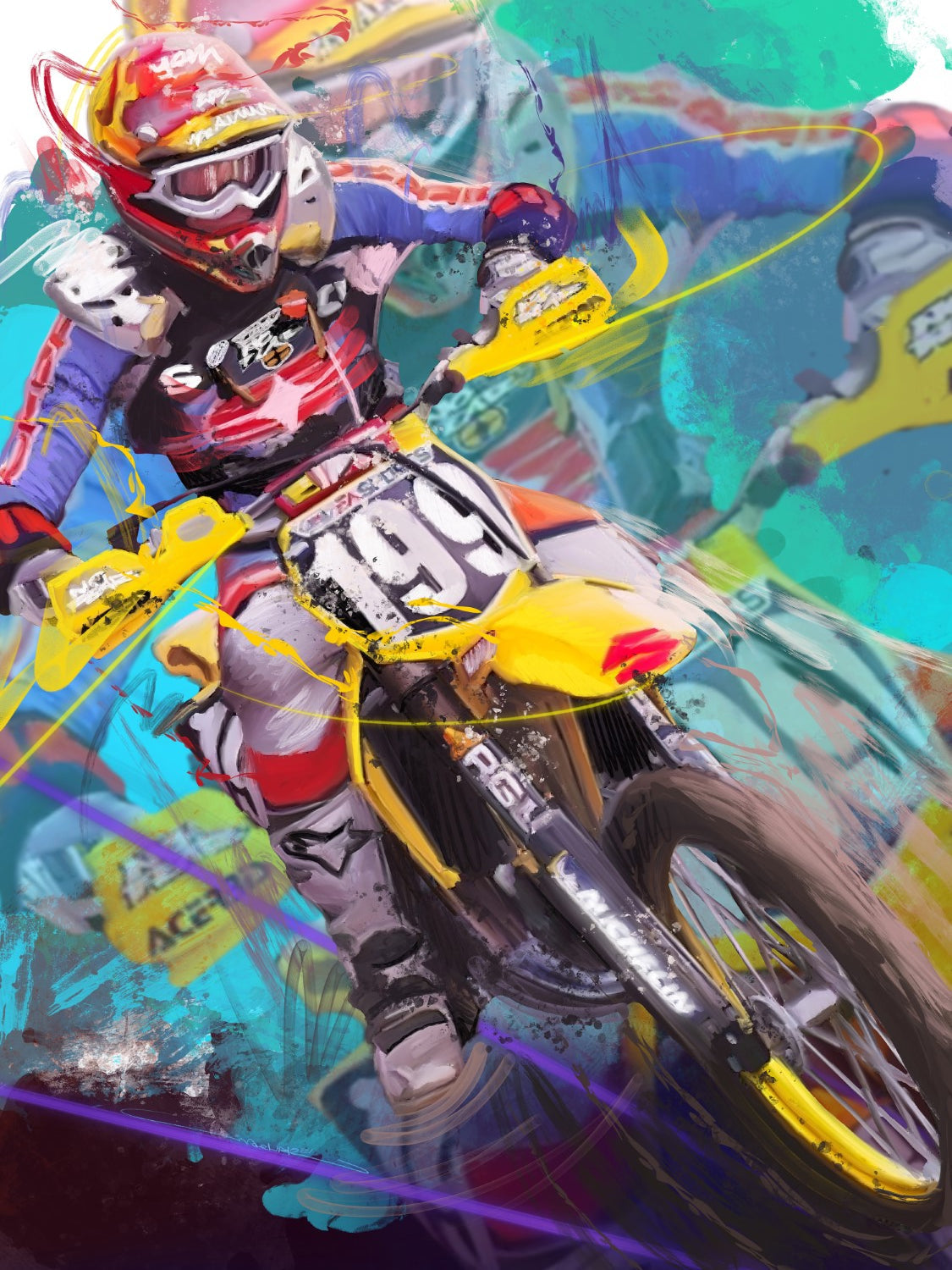 Travis Pastrana Framed Print