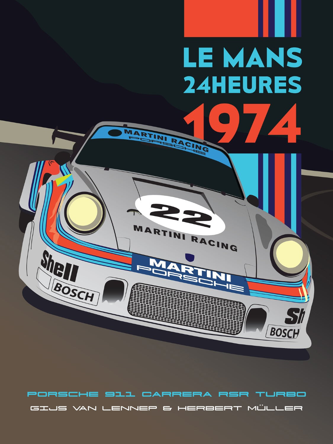 Hugo Le Mans 1974 Framed Print