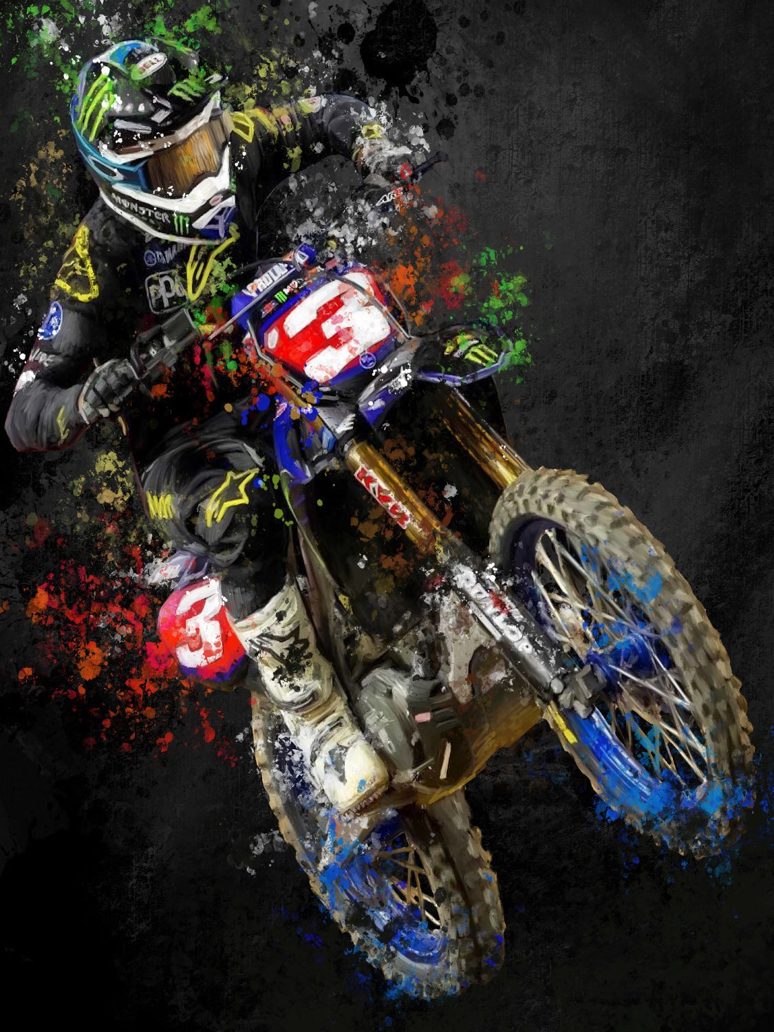 Eli Tomac Foamex Print