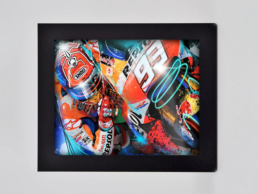 Mark Marquez 93 Framed Print