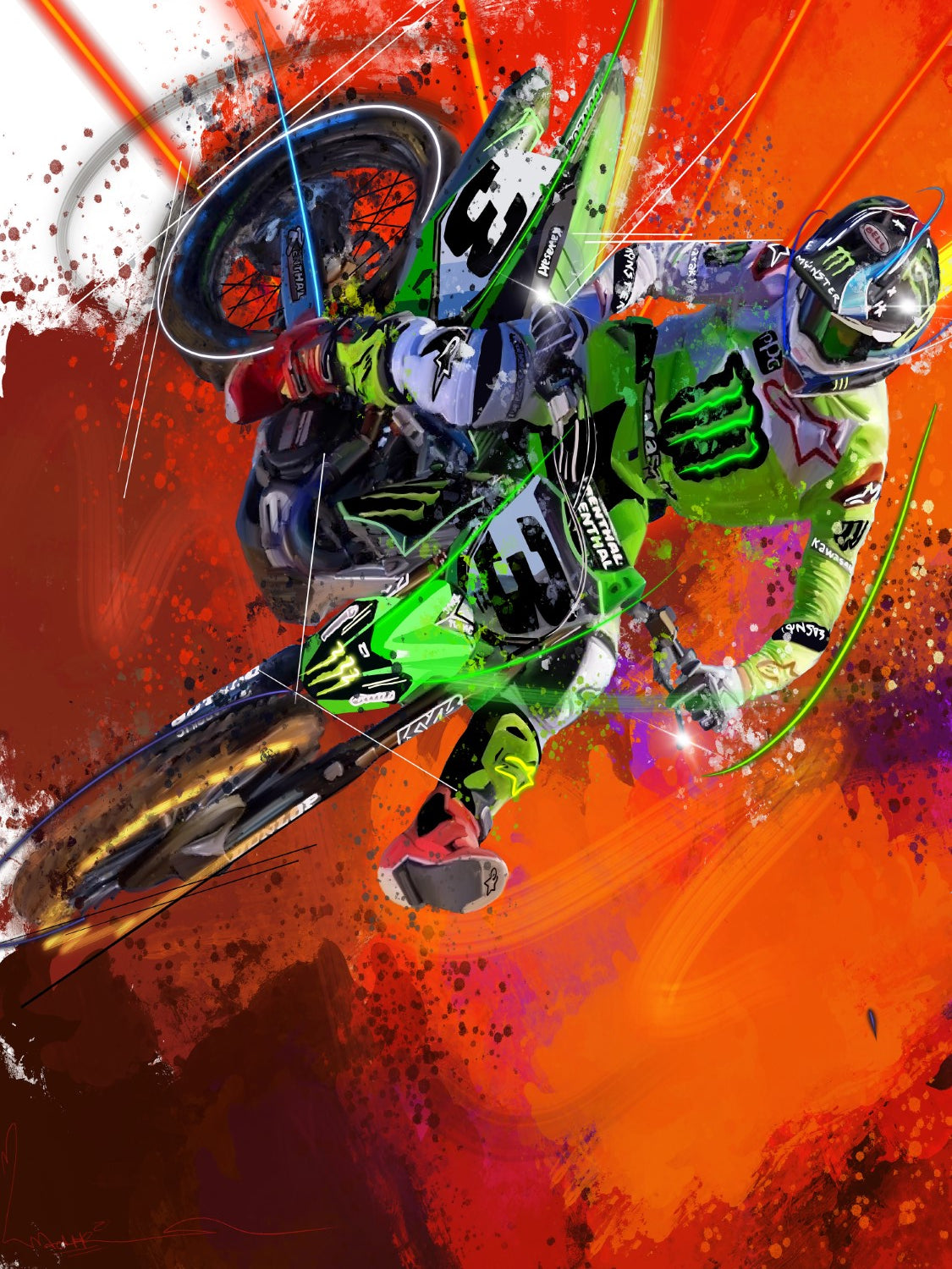 Eli Tomac Framed Print