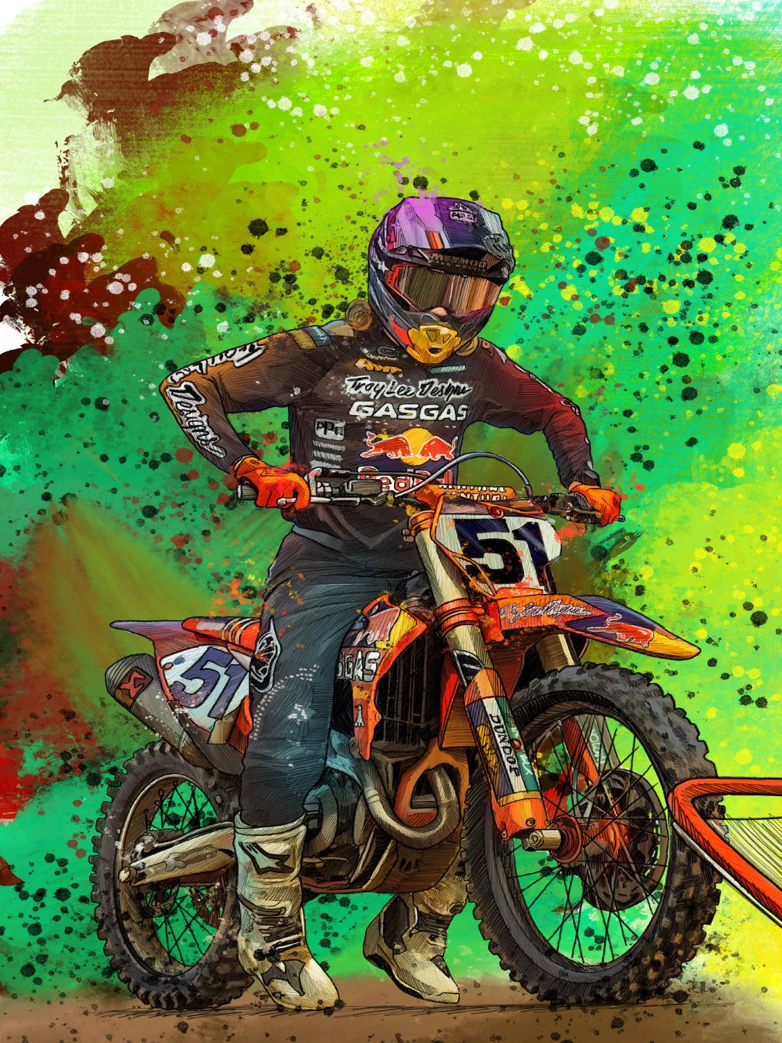 Barcia Get Ready Foamex Print