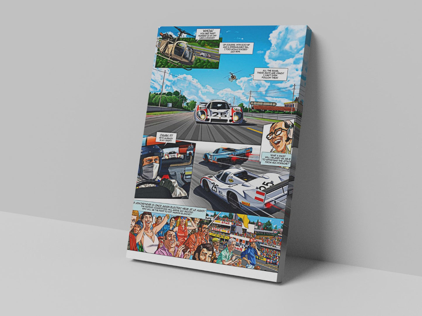 Le Mans Movie Stills Canvas Print