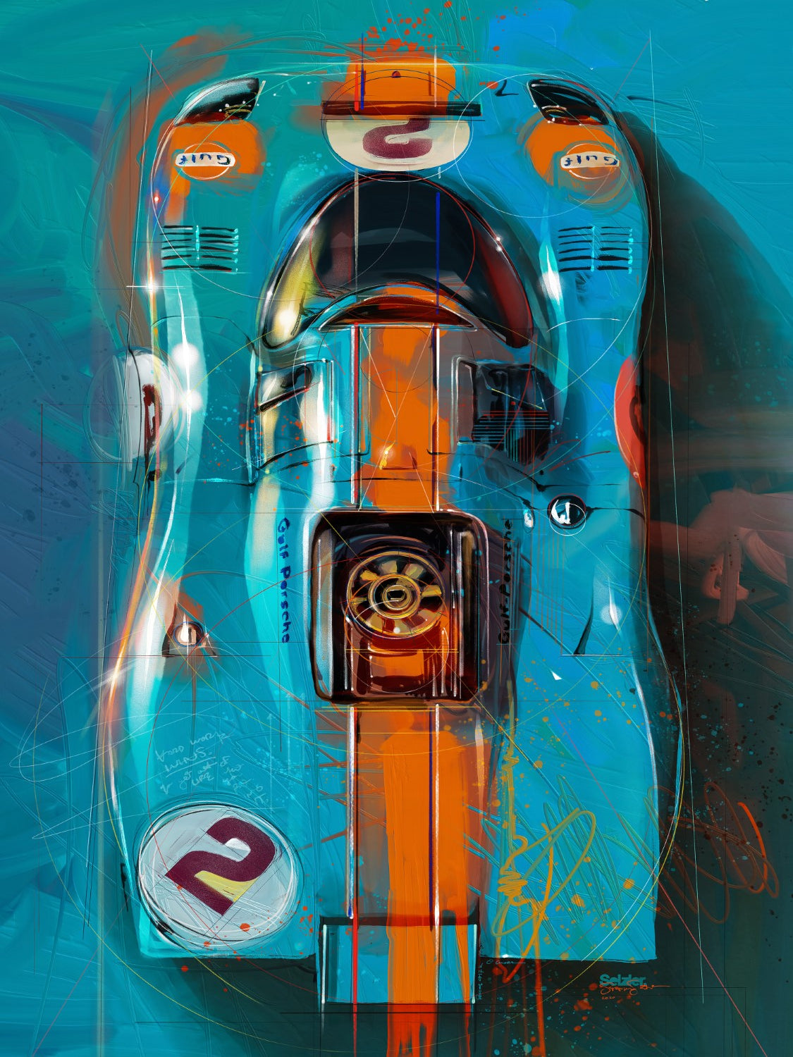 Stephen Selzler 2019 Foamex Print