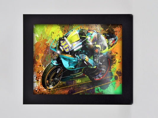 Rossi Petronas Splash Framed Print