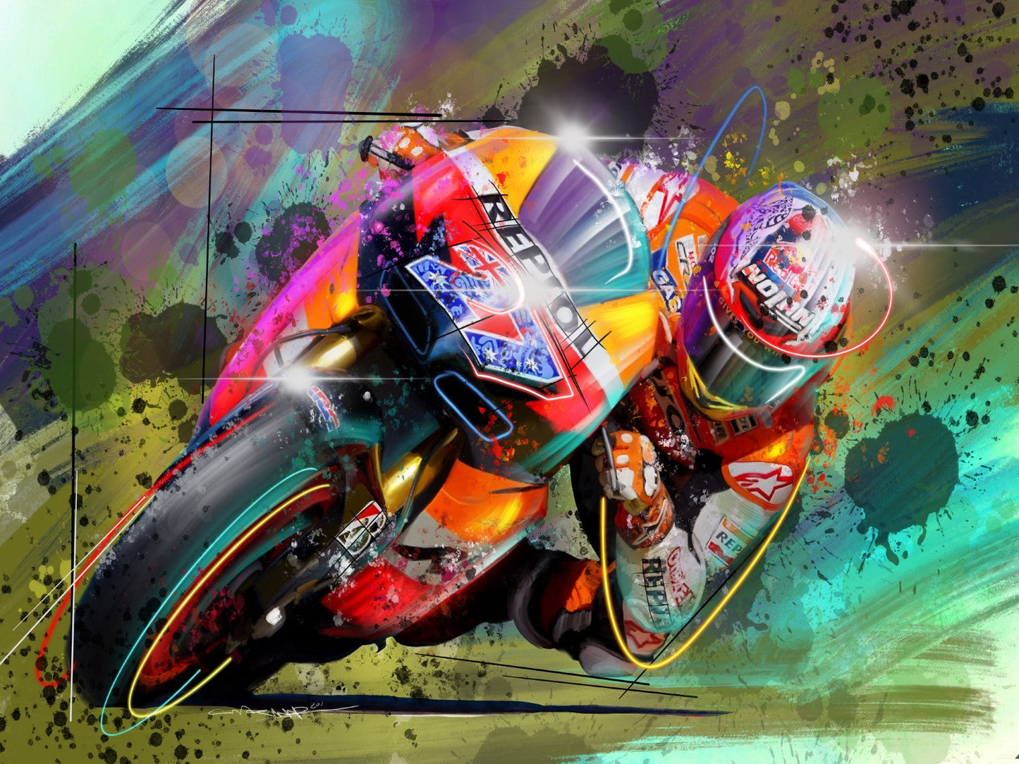 Casey Stoner 27 Framed Print