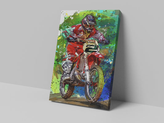 Jeremy McGrath Canvas Print