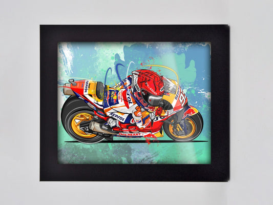 Marquez 93 Framed Print