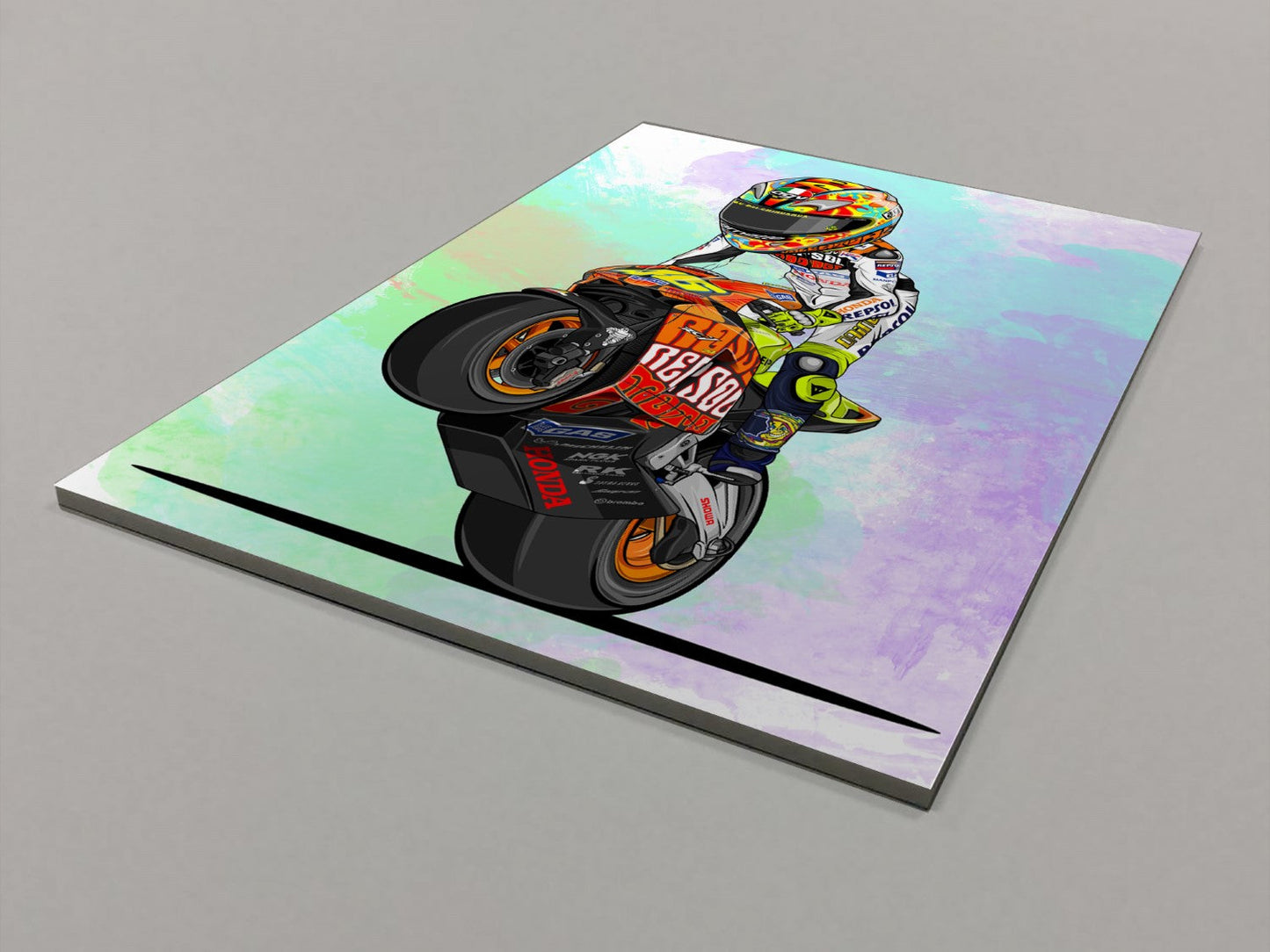 Rossi Repsol 46 Foamex Print