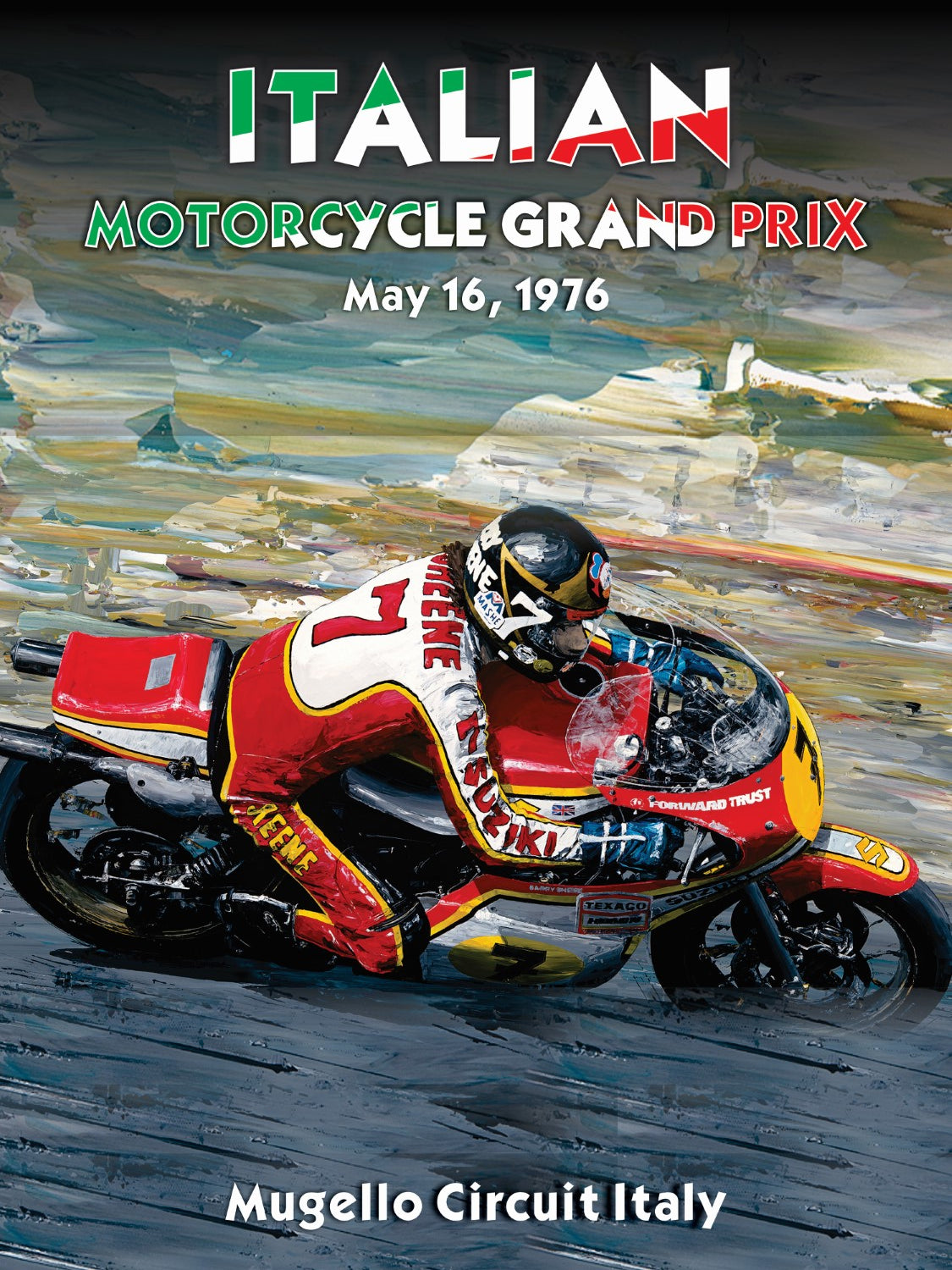 Italian1976 Vintage Poster Framed Print