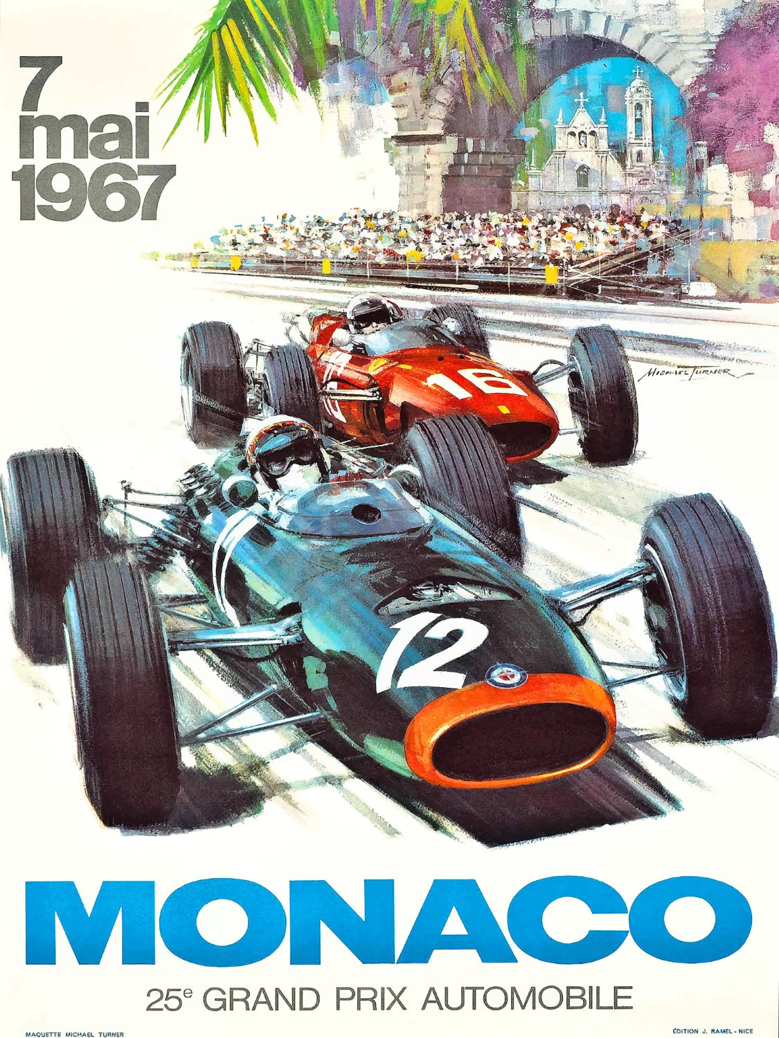 Monaco 1967 Framed Print
