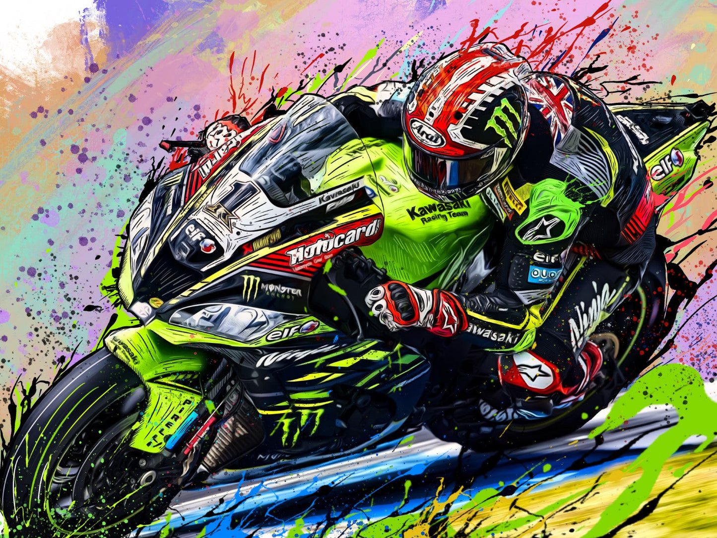Jonathan Rea 1 Canvas Print