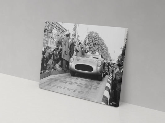 Stirling Moss 1955 Canvas Print