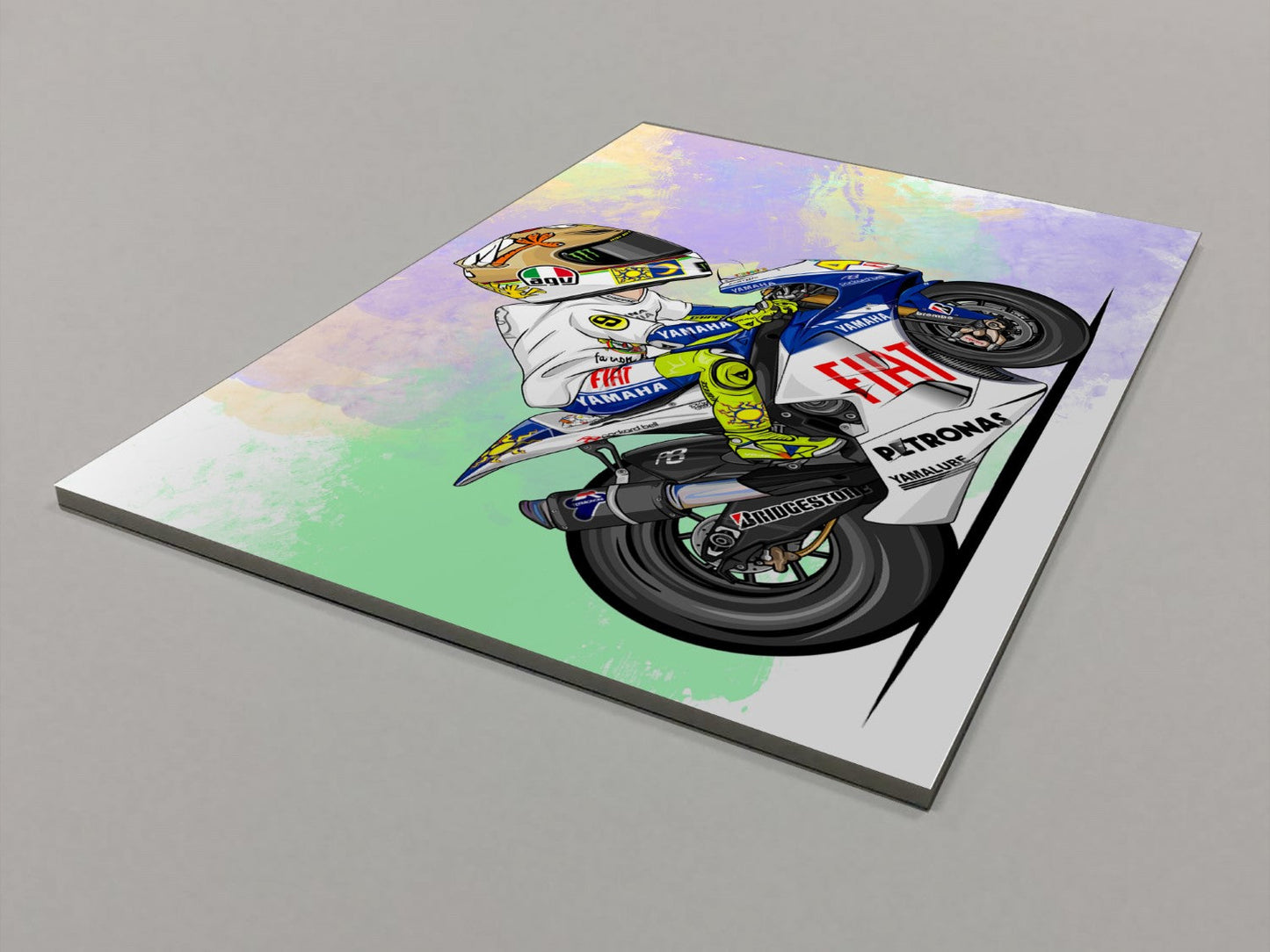 Rossi Cartoon Petronas Foamex Print