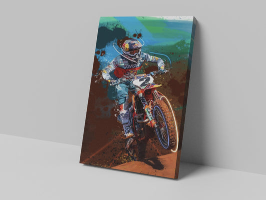 Jeremy McGrath Canvas Print