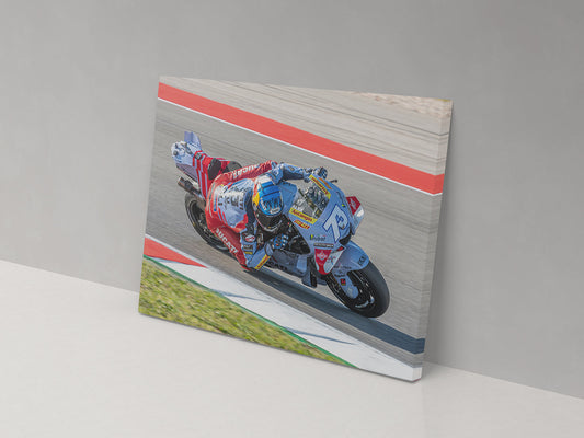 Alex Marquez Portimao 00013 Canvas Print