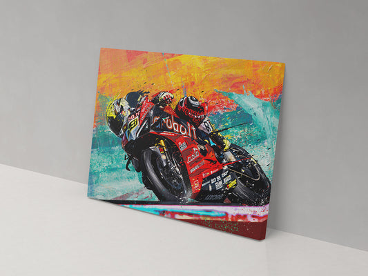 Alvaro Bautista 19 00012 Canvas Print