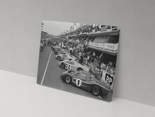 Ford GT40s Le-Mans 1967 00010 Canvas Print